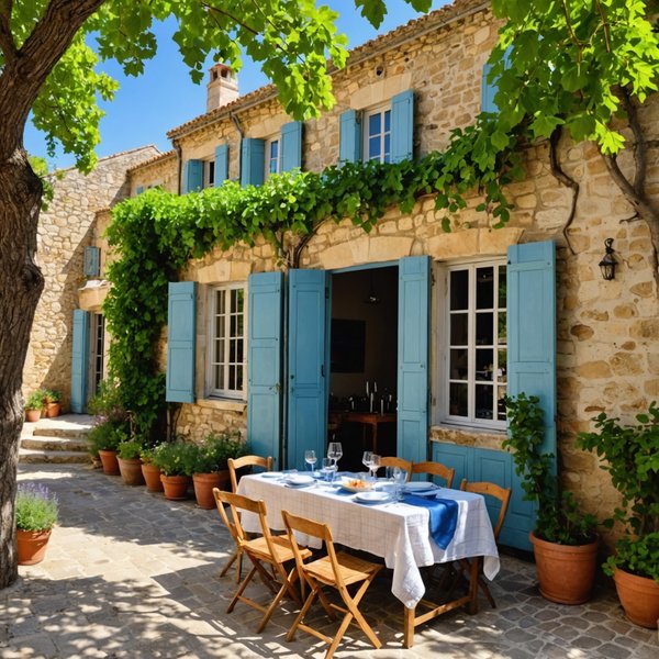 Où trouver une maison de vacances en Provence avec des ateliers de cuisine et des visites de marchés locaux?