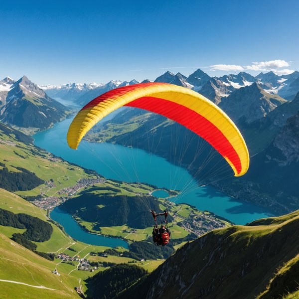 Où trouver les meilleurs spots pour faire du parapente au-dessus des Alpes suisses?